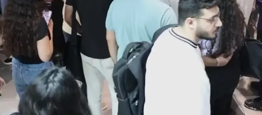 Astro Cables booth at the BAU University job fair.