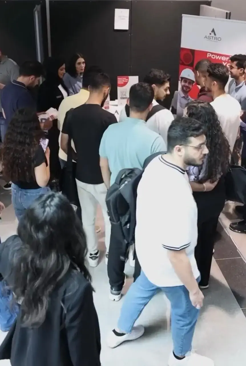 Astro Cables connecting with future talent at the BAU job fair.