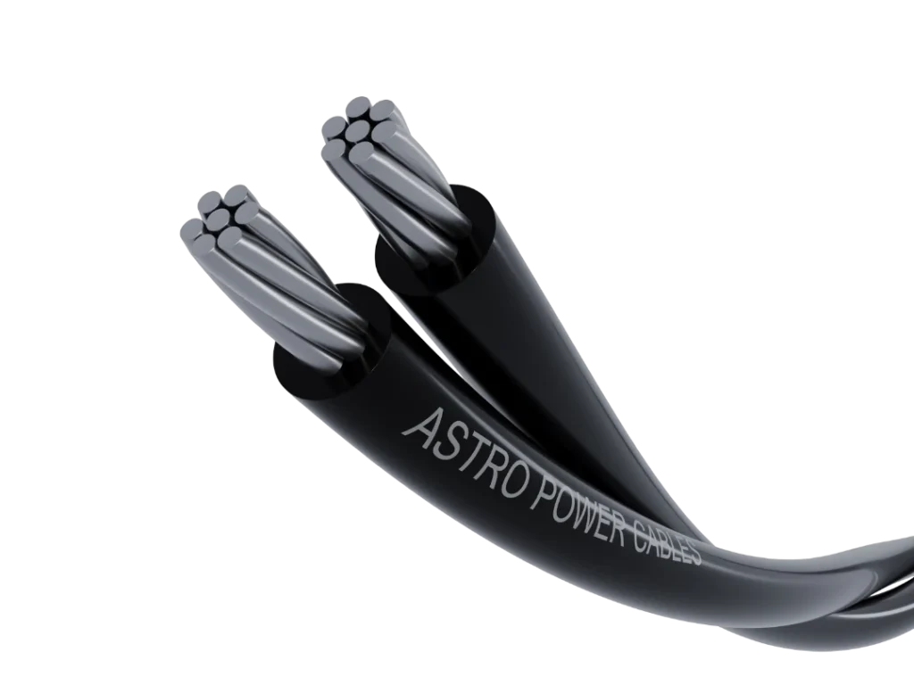 EAXT aluminum conductor cable by Astro Cables Company for efficient power transmission.