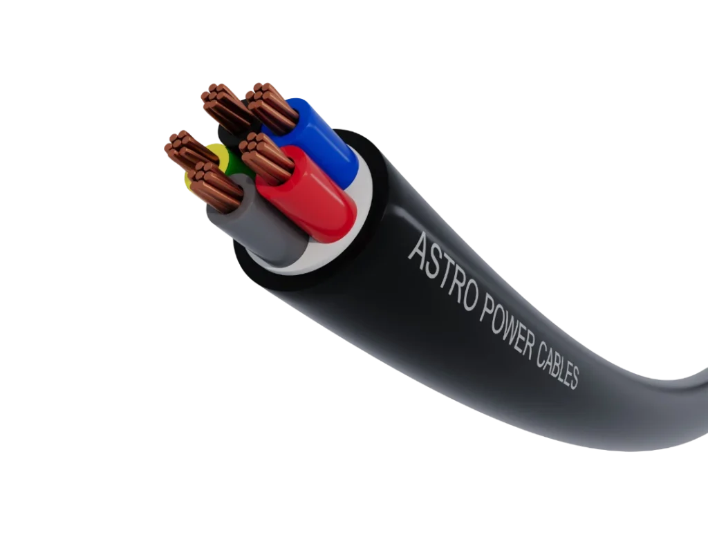 N2XY copper conductor cable by Astro Cables Company for reliable electrical power transmission.