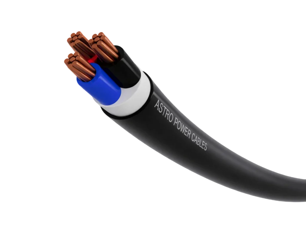 NYY copper conductor cable by Astro Cables Company for reliable and safe electrical installations.